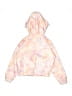 Art Class 100% Polyester Tie-dye Pink Zip Up Hoodie Size 7 - 8 - photo 2