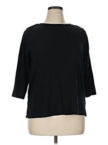 KIRKLAND Signature 3/4 Sleeve T-Shirt (view 1)