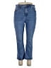Ava & Viv Hearts Blue Jeans Size 16W - photo 1