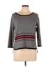 Rag & Bone Chevron-herringbone Gray Wool Pullover Sweater Size S - photo 1