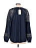 Ramy Brook 100% Polyester Blue Long Sleeve Blouse Size M - photo 2