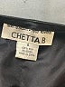 Chetta B 100% Silk Solid Black Silk Skirt Size 6 - photo 4