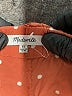 Madewell 100% Viscose Polka Dots Orange Shorts Size XL - photo 3