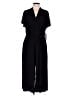 Sandra Darren Solid Black Jumpsuit Size L - photo 1