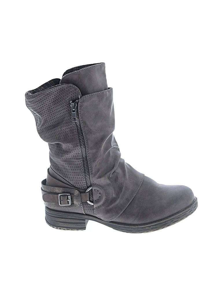 Pre-owned Unbranded Boots In Gray