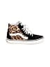Vans Animal Print Black Sneakers Size 5 - photo 1
