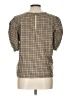 14th & Union Houndstooth Brown Short Sleeve Blouse Size L - photo 2