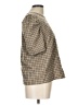 14th & Union Houndstooth Brown Short Sleeve Blouse Size L - photo 4