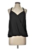 DAILYLOOK 100% Polyester Black Sleeveless Blouse Size L - photo 1