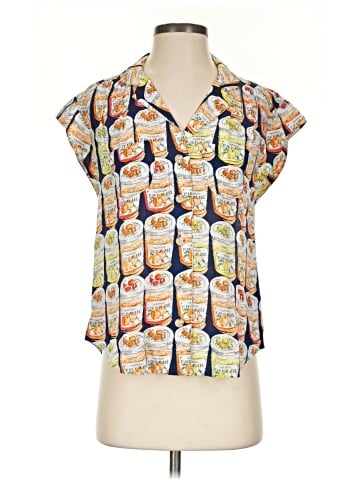 52 Conversations by Anthropologie Short Sleeve Blouse (view 1)