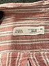 Zara Stripes Orange Long Sleeve Button-Down Shirt Size 12-18 mo - photo 3