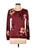 Daniel Rainn Floral Burgundy Pullover Sweater Size XS - photo 1