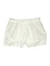 Ann Taylor LOFT Solid Ivory Shorts Size L - photo 1