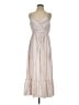 LOFT Beach Stripes Ivory Casual Dress Size S - photo 1
