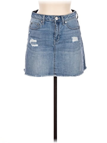 No Boundaries Denim Skirt (view 1)