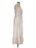 LOFT Beach Stripes Ivory Casual Dress Size S - photo 4