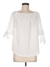 Melly M White 3/4 Sleeve Blouse Size M - photo 1