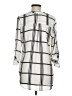 Penelope 100% Polyester Silver 3/4 Sleeve Blouse Size M - photo 2