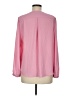J.Crew 100% Polyester Pink Long Sleeve Blouse Size M - photo 2
