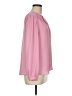 J.Crew 100% Polyester Pink Long Sleeve Blouse Size M - photo 4