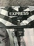 Express Checkered-gingham Black Casual Pants Size 0 - photo 7