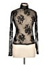 MNG 100% Polyamide Black Long Sleeve Blouse Size L - photo 1