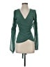 Majorelle Green Long Sleeve Blouse Size S - photo 1