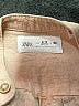 Zara Solid Tan Short Sleeve Button-Down Shirt Size 9-12 mo - photo 3
