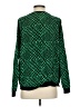 Tibi Green Long Sleeve Blouse Size S - photo 2