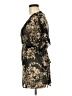 Fire Los Angeles 100% Polyester Black Kimono Size M - photo 5