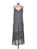 1.State 100% Polyester Gray Casual Dress Size L - photo 2