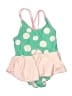 Assorted Brands Polka Dots Pink Two Piece Swimsuit Size 6 - photo 1
