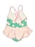 Assorted Brands Polka Dots Pink Two Piece Swimsuit Size 6 - photo 2