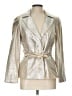 Joseph Ribkoff 100% Polyester Metallic Silver Jacket Size 10 - photo 1
