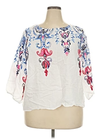 Kindred 3/4 Sleeve Blouse (view 1)