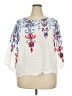 Kindred 100% Polyester White 3/4 Sleeve Blouse Size 2X - photo 1