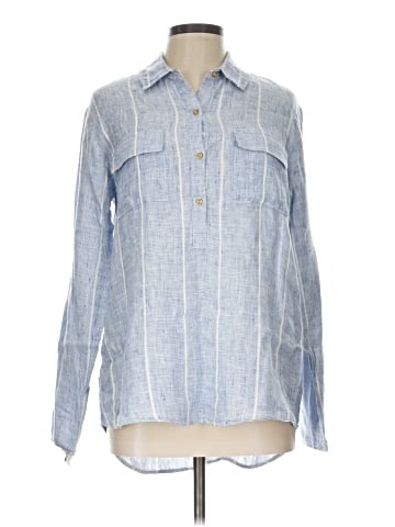 Ellen Tracy Long Sleeve Button-Down Shirt (view 1)