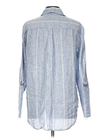 Ellen Tracy Long Sleeve Button-Down Shirt (view 2)
