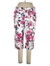 St. John's Bay Floral White Casual Pants Size 16 - photo 1