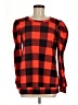 Unbranded Checkered-gingham Red Pullover Sweater Size M - photo 1