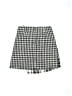 GB Girls Houndstooth White Gray Skirt Size 12 - photo 2