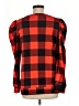 Unbranded Checkered-gingham Red Pullover Sweater Size M - photo 2