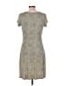 Athleta Animal Print Gray Casual Dress Size L - photo 2