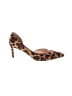 J.Crew 100% Calf Hair Animal Print Brown Heels Size 7 1/2 - photo 1