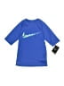 Nike 100% Polyester Blue 3/4 Sleeve T-Shirt Size S (kids) - photo 1