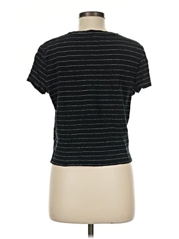 Madewell Modern Tie-Front Top in Stripe (view 2)