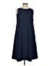J. McLaughlin Solid Blue Casual Dress Size S - photo 1