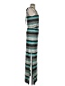 Bisou Bisou 100% Polyester Chevron-herringbone Teal Casual Dress Size 4 - photo 4
