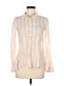 BDG Stripes Ivory Long Sleeve Blouse Size M - photo 1