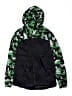 Lands' End 100% Nylon Camo Green Windbreaker Size 14 - 16 - photo 1